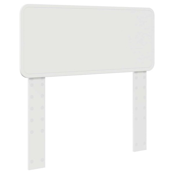 vidaXL Tête de lit Blanc 100 cm Bois d'ingénierie