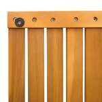 vidaXL Tapis de bain Uni Marron 80 x 50 cm bois