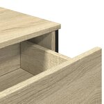 vidaXL Buffet chêne sonoma 79 5x35 5x74 5 cm bois d'ingénierie