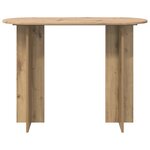 vidaXL Table console avec stockage Chêne artisanal 100 x 39 5 x 75 cm