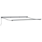 vidaXL Auvent Rétractable Crème 400x300 cm tissu