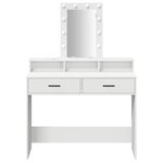 vidaXL Table de Toilette Blanc 100 x 41 x 140 cm Bois d'ingénierie