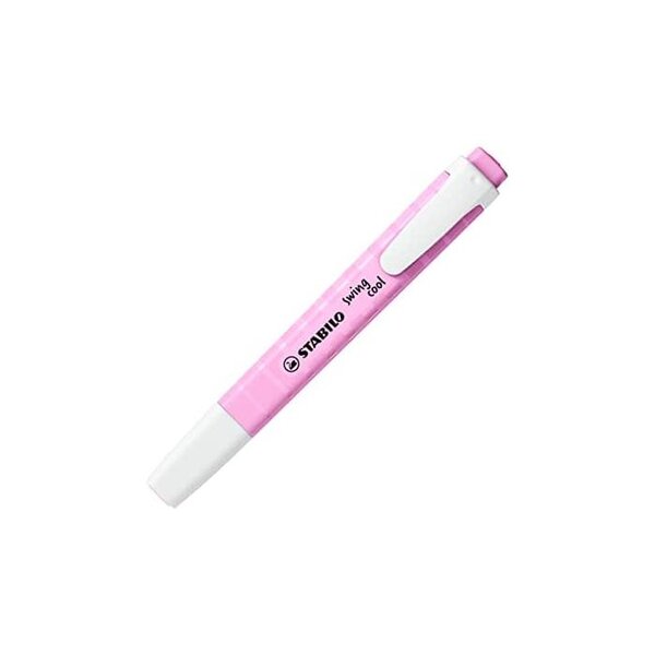Surligneur swing cool pastel  fuchsia frais x 10 stabilo