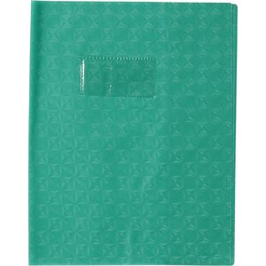 Protège-cahier Grain Losange 18/100ème 17x22 vert CALLIGRAPHE