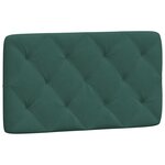 vidaXL Cadre de lit sans matelas vert foncé 80x200 cm velours