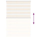 vidaXL Store zèbre beige marbré largeur du tissu 90 9 cm polyester