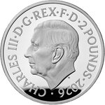 Monnaie PINK FLOYD Legends of Music 1 Oz Argent 2 Pounds United Kingdom 2026 (PRÉCOMMANDE)