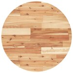 vidaXL Dessus de table rond Ø60x2 cm bois massif d'acacia