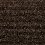 vidaXL Tapis autoadhésifs de marches 5 Pièces Marron 65x21x4cm Aiguilleté
