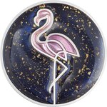 Pièce de monnaie en Argent 5 Dollars g 31.1 (1 oz) Millésime 2026 Line Art FLAMINGO (PRÉCOMMANDE)
