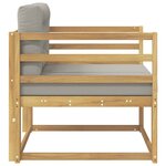 vidaXL Sofa de milieu extérieur Polyester Blanc