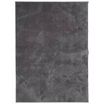 vidaXL Tapis HUARTE à poils courts doux lavable anthracite 160x230 cm
