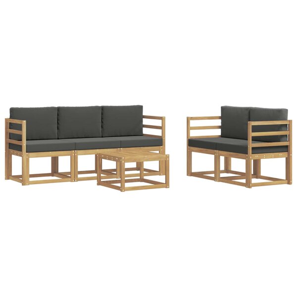 vidaXL Ensemble de canapés d'extérieur 6 pc