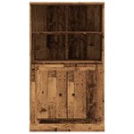 vidaXL Buffet haut vieux bois 60x35 5x103 5 cm bois d'ingénierie