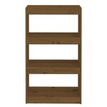 vidaXL Bibliothèque/Séparateur de pièce Marron miel 60x30x103 5 cm Pin