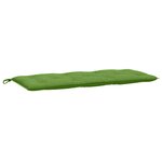 vidaXL Coussin de banc de jardin vert mélangé 120x50x7 cm tissu