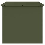 vidaXL Boîte de Rangement Extérieure Vert olive 55 x 50 5 x 50 cm