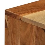 vidaXL Buffet Bois d'acacia solide 60x35x76 cm Marron