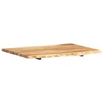 vidaXL Dessus de table Bois d'acacia massif 80x(50-60)x2 5 cm