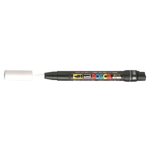 Marqueur pinceau brush pcf350 1-10mm blanc x 5 POSCA