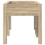 vidaXL Lit Superposé pour Enfants Chêne Sonoma 90 x 190 cm