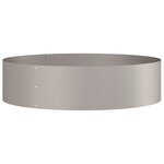 vidaXL Planteurs en acier corten Acier corten Grand