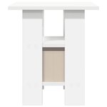 vidaXL Table de chevet 2 Pièces Blanc 41 x 40 x 45 cm Bois d'ingénierie