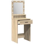 vidaXL Coiffeuse Chêne sonoma 50 x 41 x 135 cm Bois d'ingénierie