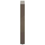 vidaXL Pieds de table à manger en U 2 pièces Acier naturel 50 x (72-73) cm Acier