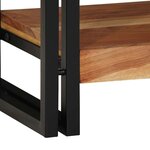vidaXL Table console Marron 120 x 33 x 75 cm Bois d'acacia massif