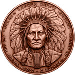 Monnaie SITTING BULL 10 Oz Cuivre 1$ Sioux Nation 2027 (PRÉCOMMANDE)
