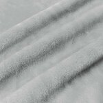 vidaXL Jeté Gris 150 x 200 cm Toison