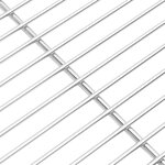 Grille de barbecue vidaXL Rectangulaire 40x35 cm Acier inoxydable 304