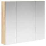 vidaXL Armoire Miroir de Salle de Bain Chêne Sonoma 80 x 14.5 x 70 cm