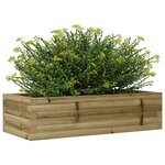 vidaXL Jardinière 90x40x23 cm bois de pin imprégné