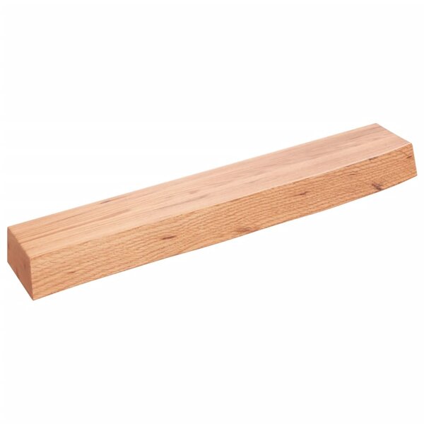 vidaXL Étagère murale marron clair 60x10x6 cm bois chêne massif traité