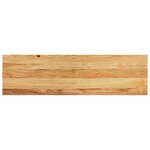 vidaXL Marches d'escalier 2 Pièces marron clair 90x25x2 cm chêne massif