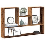vidaXL Étagère murale vieux bois 99x15x60 cm bois d'ingénierie