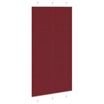 vidaXL Store plissé rouge bordeaux 110x200 cm largeur du tissu 109 4cm