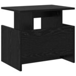 vidaXL Meuble TV 2 Pièces Chêne noir 50 x 35 x 45 cm Bois d'ingénierie