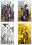 Monnaie MANDALORIAN Din Djarin Star Wars Blind Box Argent ou Or Niue 2026