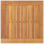 Table d'appoint vidaXL 45x45x38 cm en bois massif d'acacia