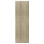 vidaXL Armoire de bureau Chêne sonoma 60x32x190 cm Bois d'ingénierie