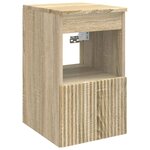vidaXL Armoire de salle de bain Chêne Sonoma 30 x 44 5 x 50 cm