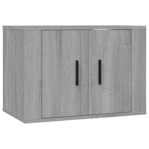 vidaXL Meuble TV mural Sonoma gris 57x34 5x40 cm