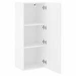 vidaXL Meuble TV mural blanc 40 5x30x102 cm bois d'ingénierie