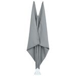 vidaXL Auvent latéral pliable de terrasse Gris 240 x 160 cm
