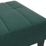 vidaXL Repose-pied vert foncé 77x55x31 cm velours
