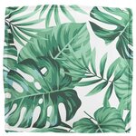 vidaXL Coussins de palette pour siège  2 pièces  motif de feuilles  40 x 40 x 8 cm  tissu Oxford.