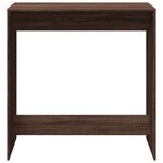 vidaXL Table de bar chêne marron 102x50x103 5 cm bois d'ingénierie